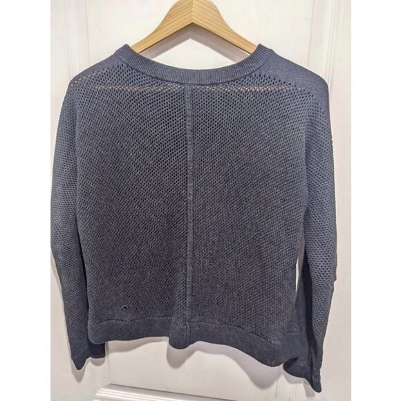 Lululemon | Bhakti Life Mesh Back Sweater in Dark Heather Grey - Picture 4 of 9